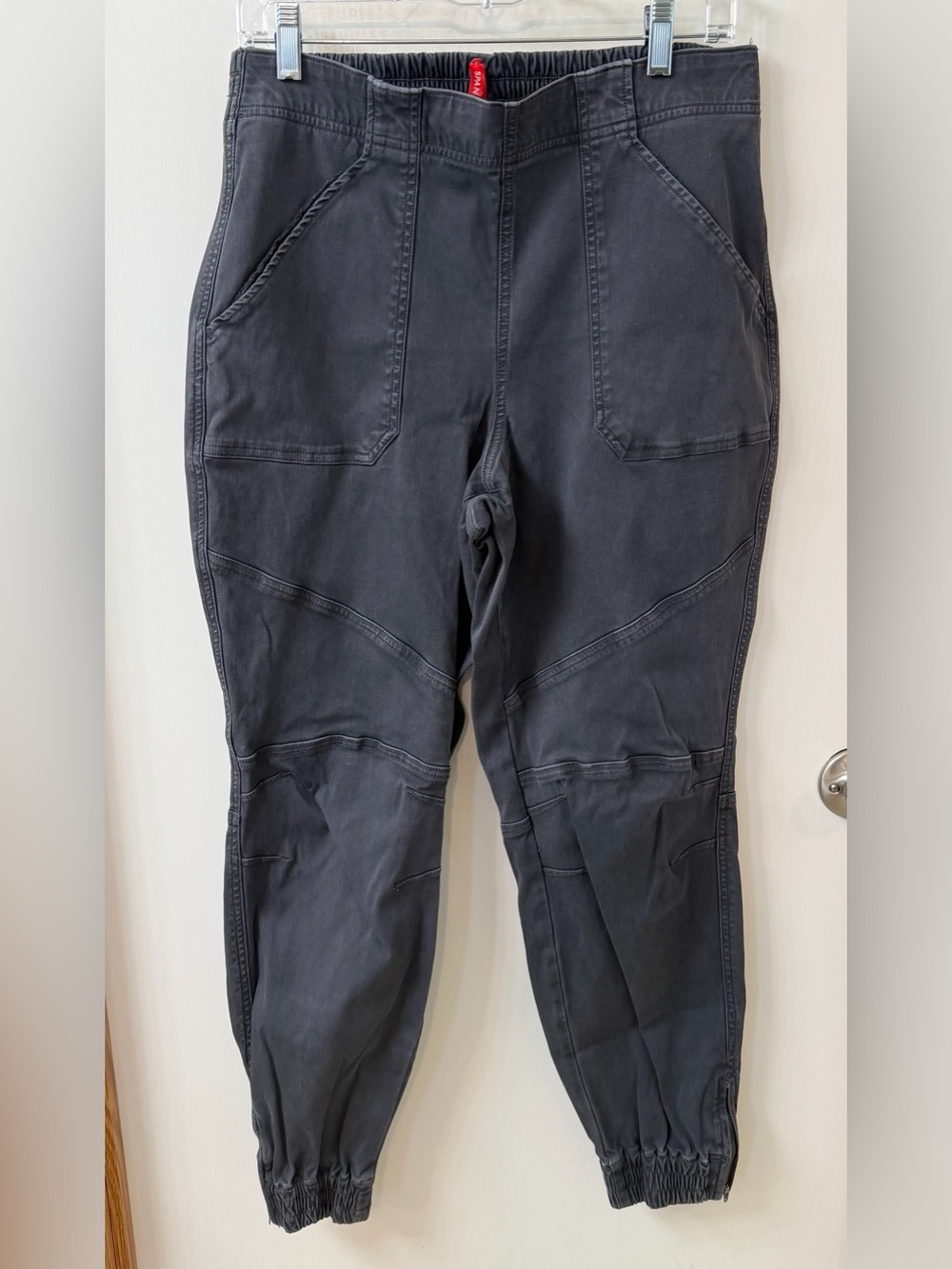 SPANX Women's Charcoal Cargo Utility Pants